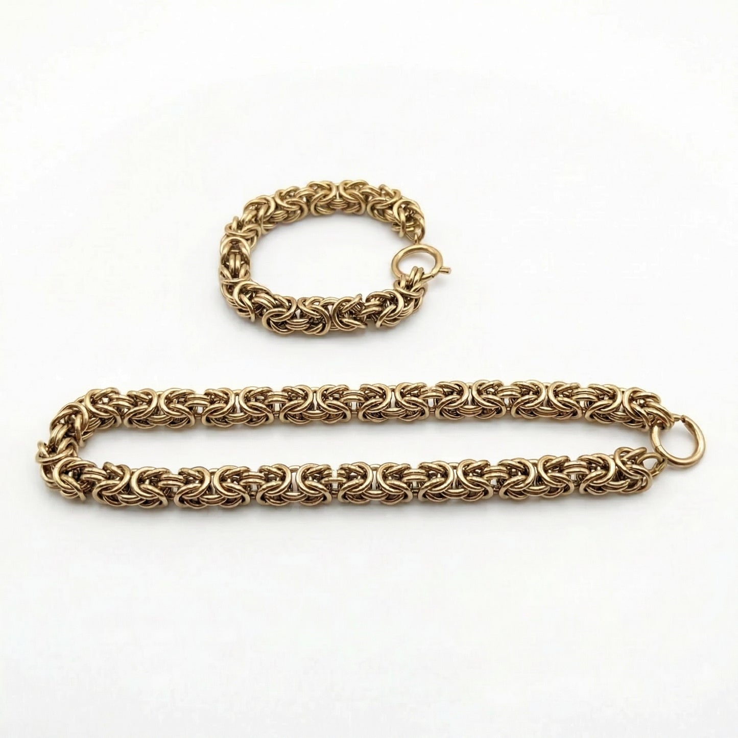 Gold Anthurium bracelet