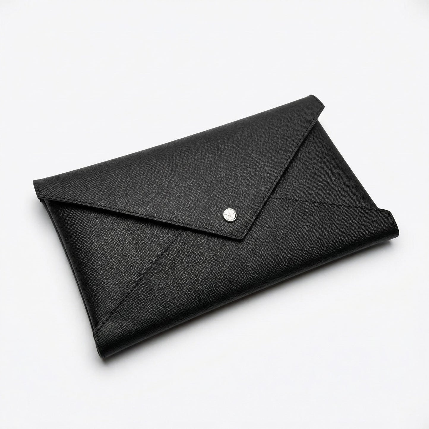 Black Caroline leather wallet 3-in-1 set