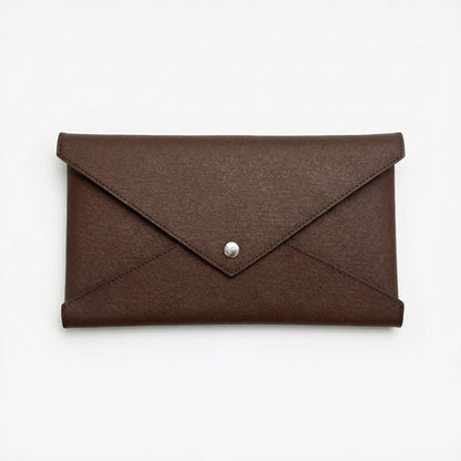 Brown Caroline leather wallet 3-in-1 set